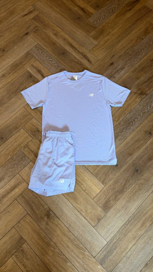 New Balance Short Set Baby Blue