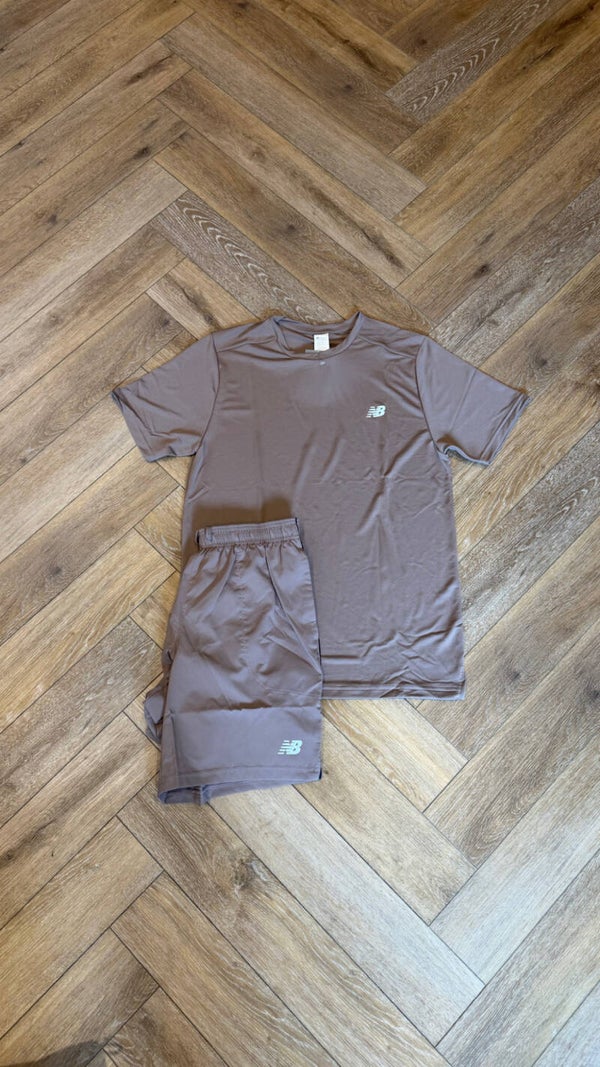 New Balance Short Set Khaki