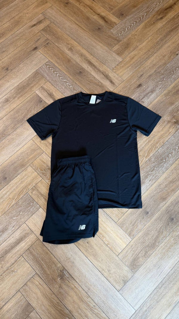 New Balance Short Set Black