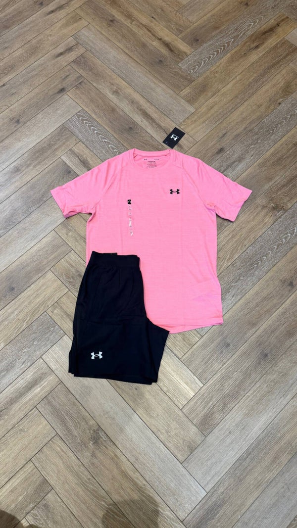 Under Armour Short Set Prime Pink Black