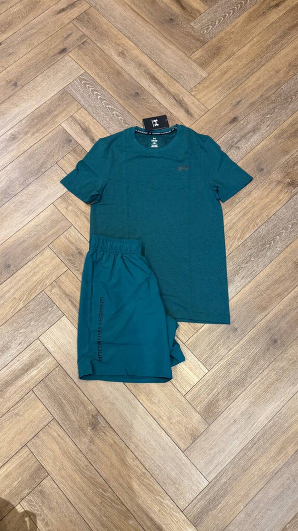Under Armour Short Set Green