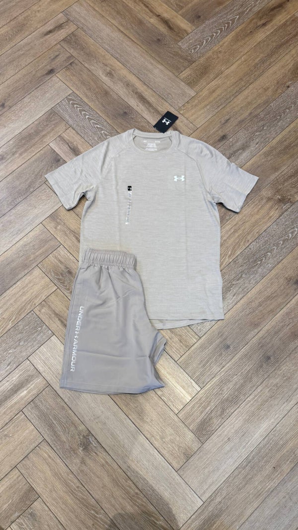 Under Armour Short Set Timberwolf Taupe