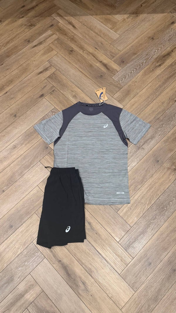 Asics Short Set Grey Black