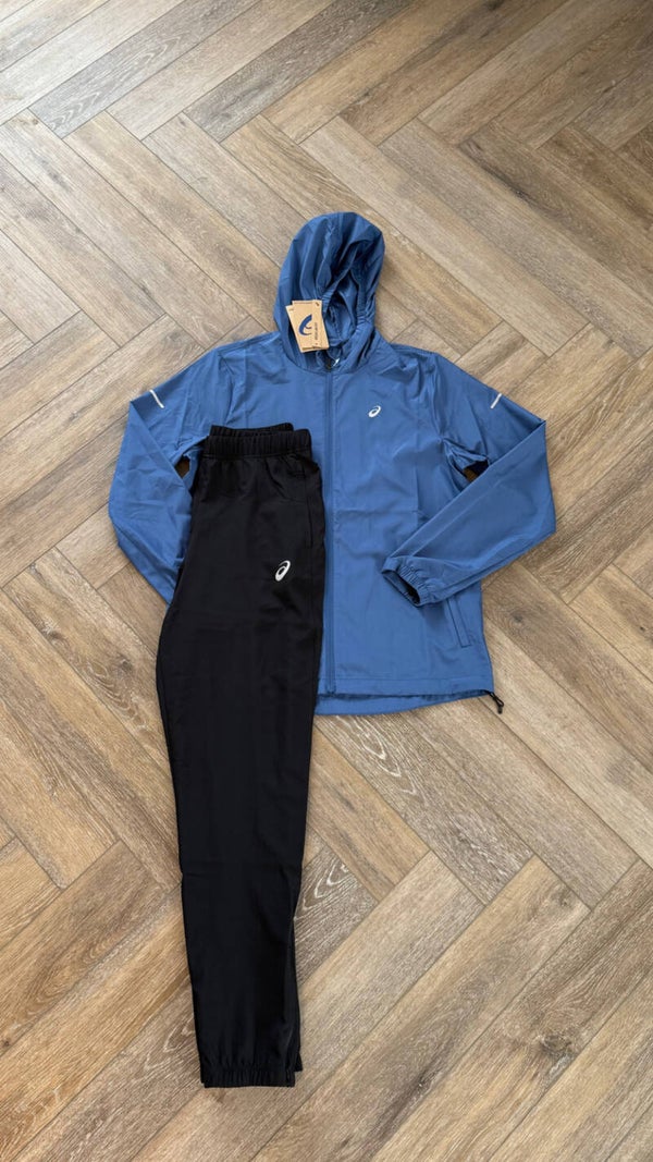 Asics Accelerate Tracksuit Blue Black