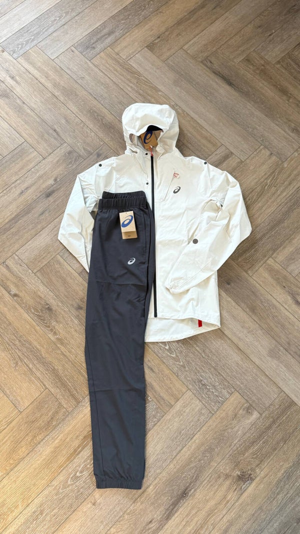 Asics Tracksuit Waterproof Birch Graphite Grey