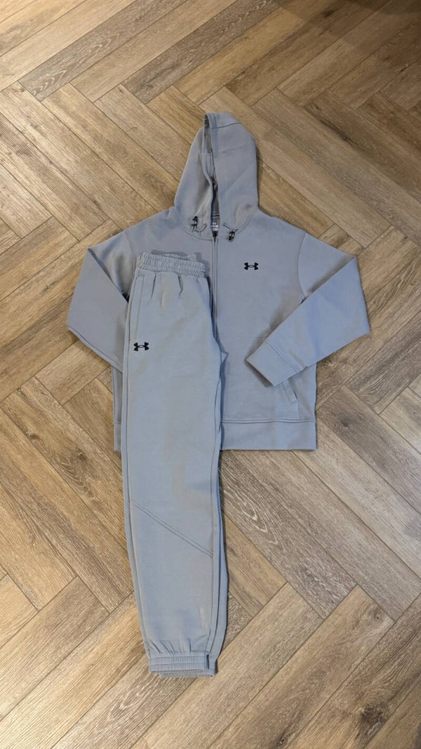 Under Armour Fleece Tracksuit Grey