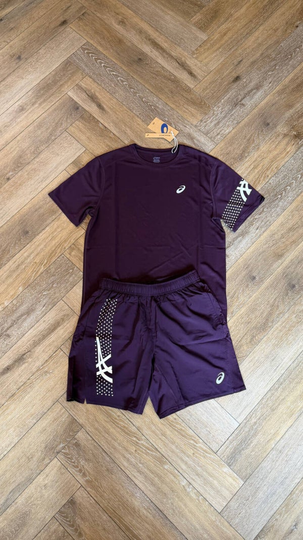 Asics Short Set Dark Aubergine