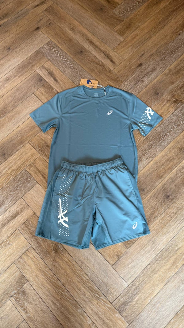 Asics Short Set Foggy Teal