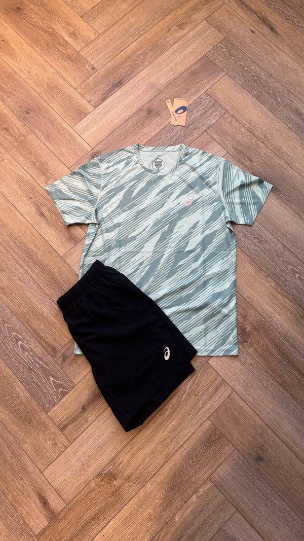 Asics Short Set Light Celadon Black