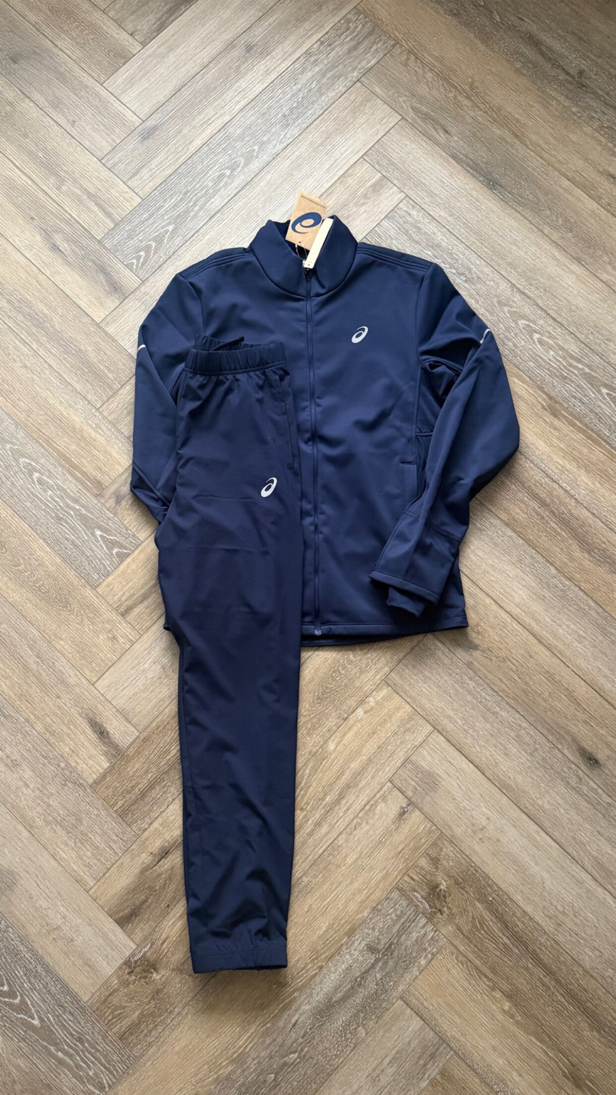 Asics Winter Tracksuit Midnight Blue