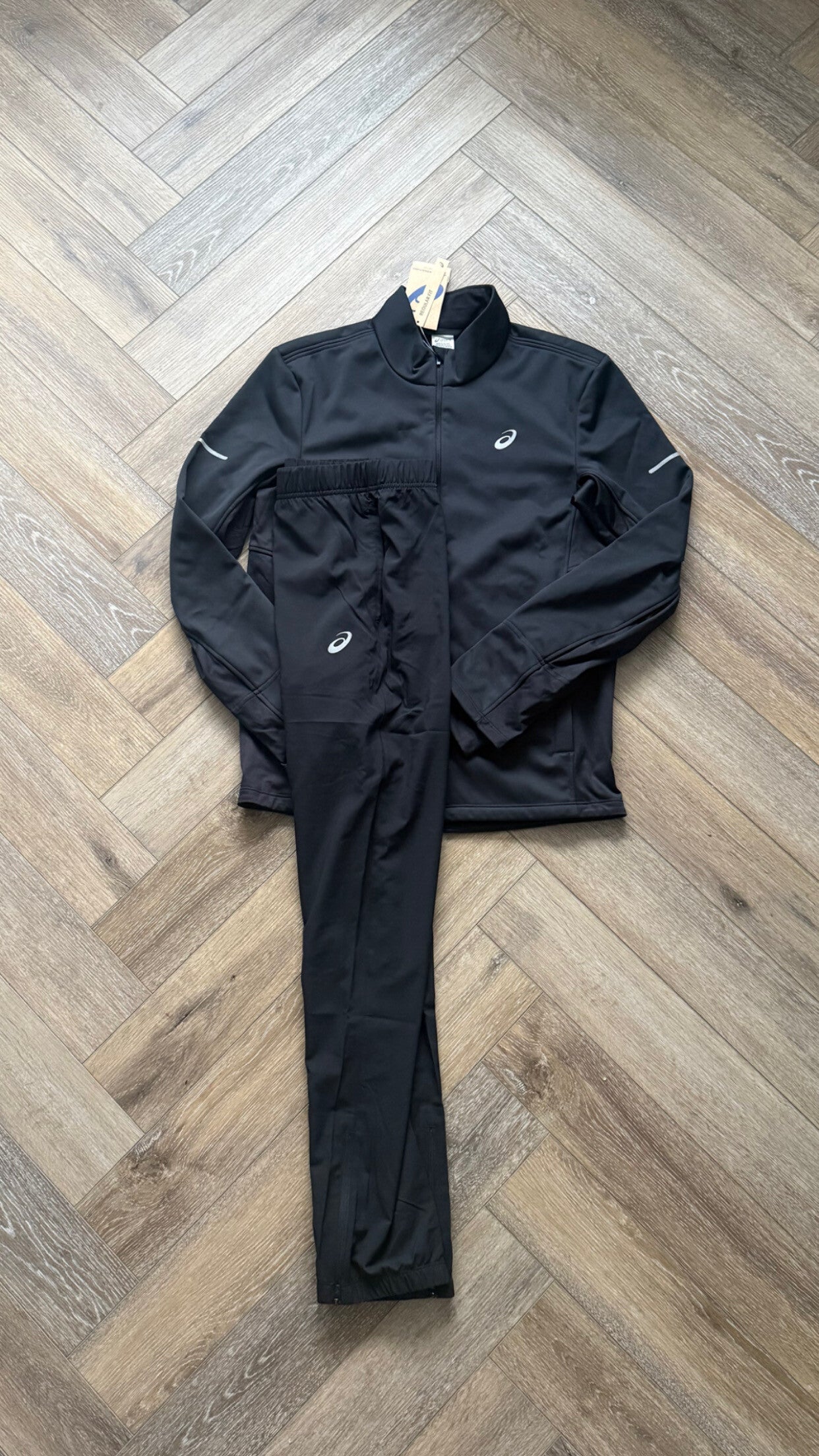 Asics Winter Tracksuit Black