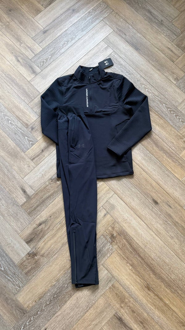 Under Armour Tracksuit Black(Letter)