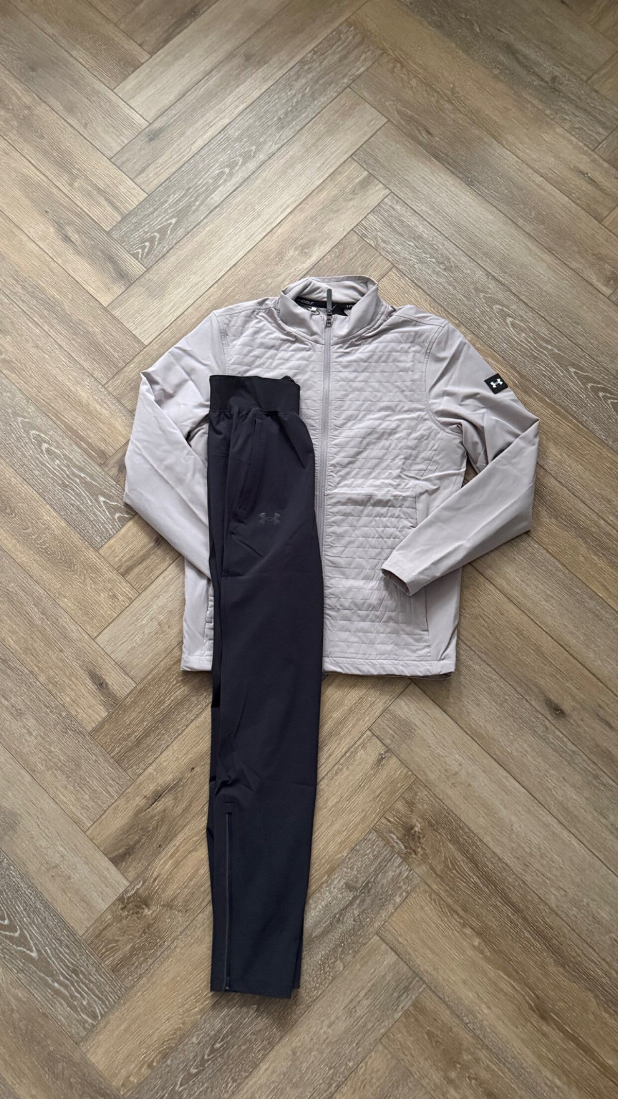 Under Armour Tracksuit Crème Black