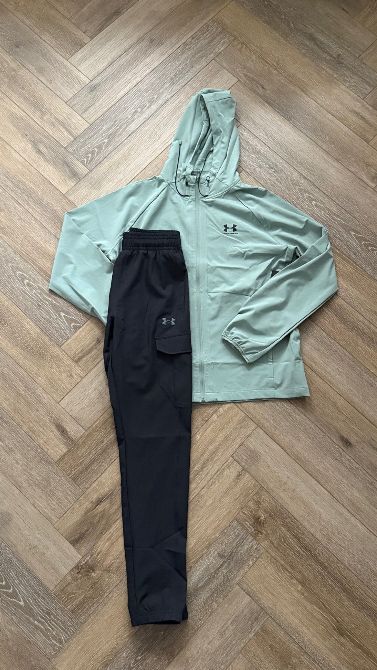 Under Armour Tracksuit Mint Green Black