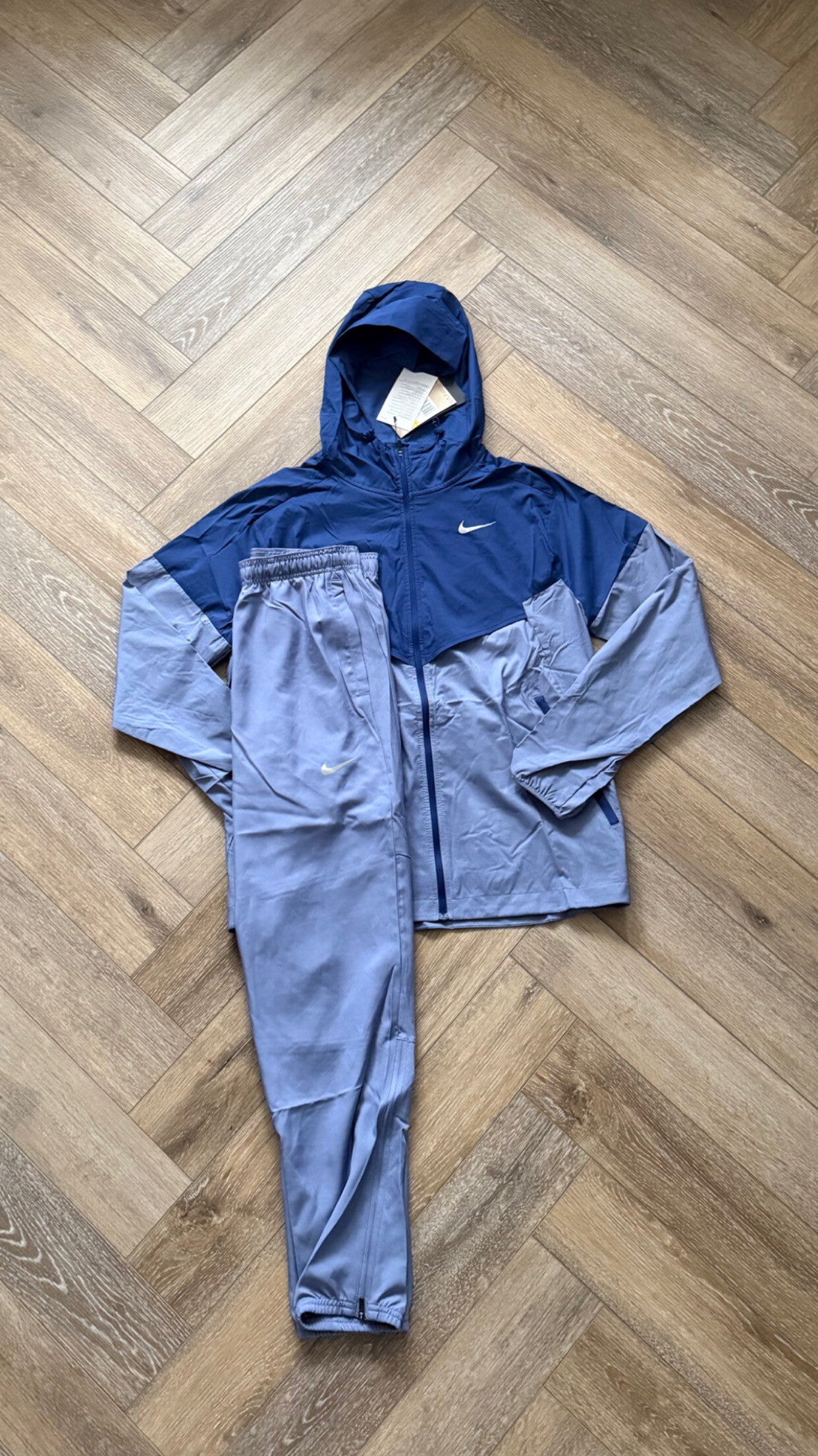 Nike Run Repel Windrunner Tracksuit Blue Void Indigo