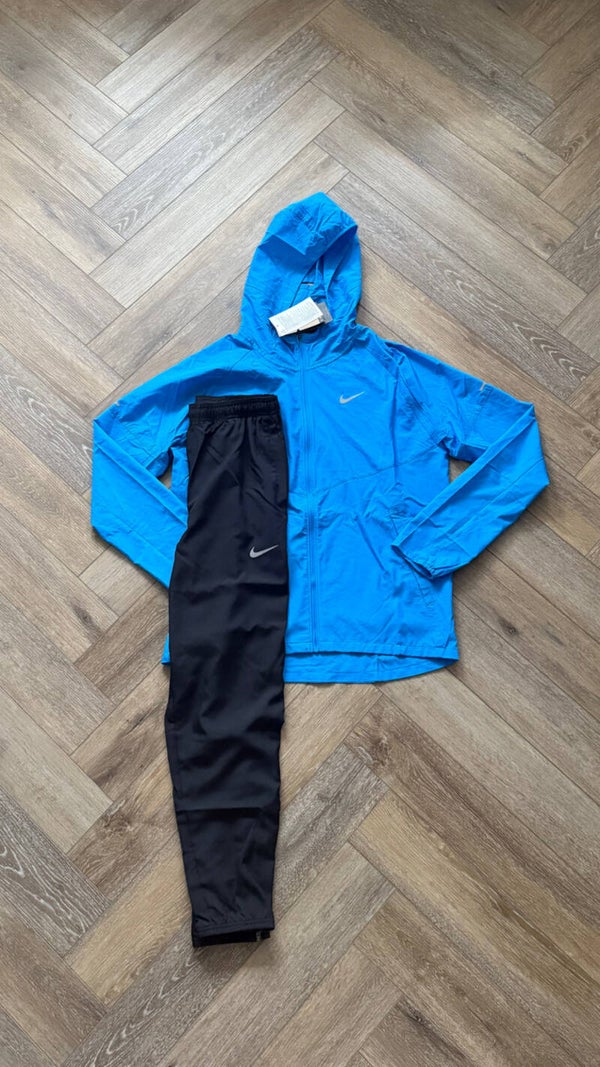 Nike Run Repel Windrunner Tracksuit Blue Black