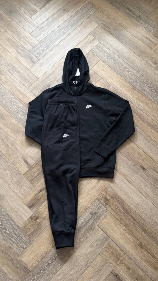 Nike Fleece Tracksuit Black