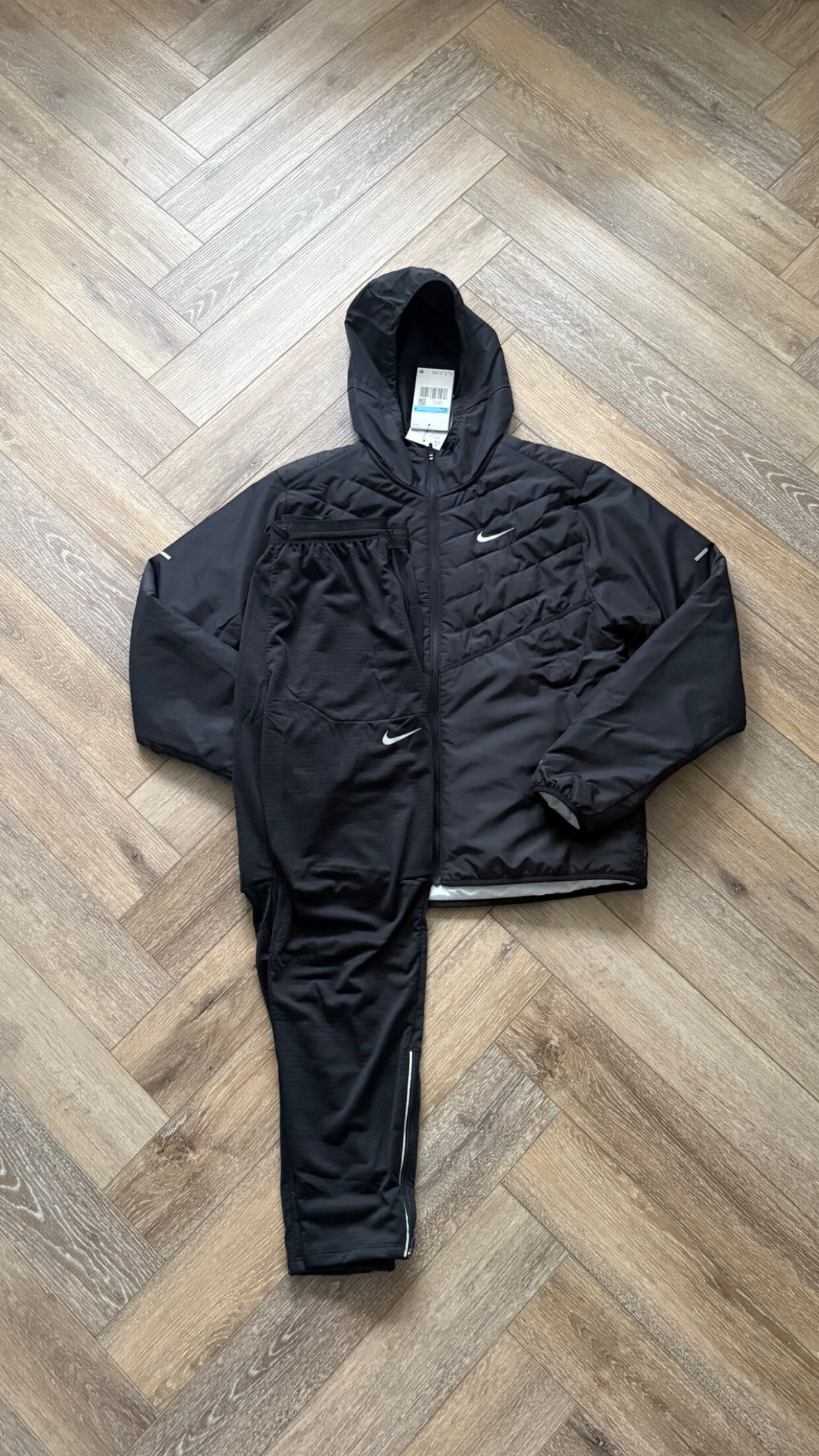 Nike Therma Tracksuit Black