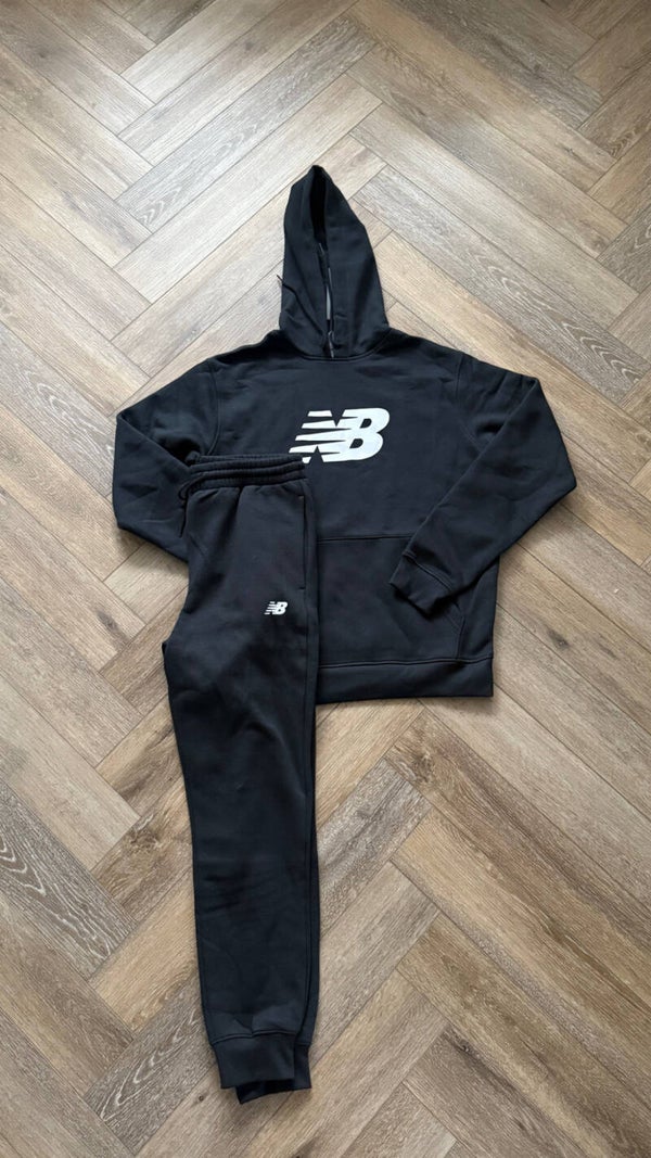New Balance Fleece Tracksuit Black(Hoodie)