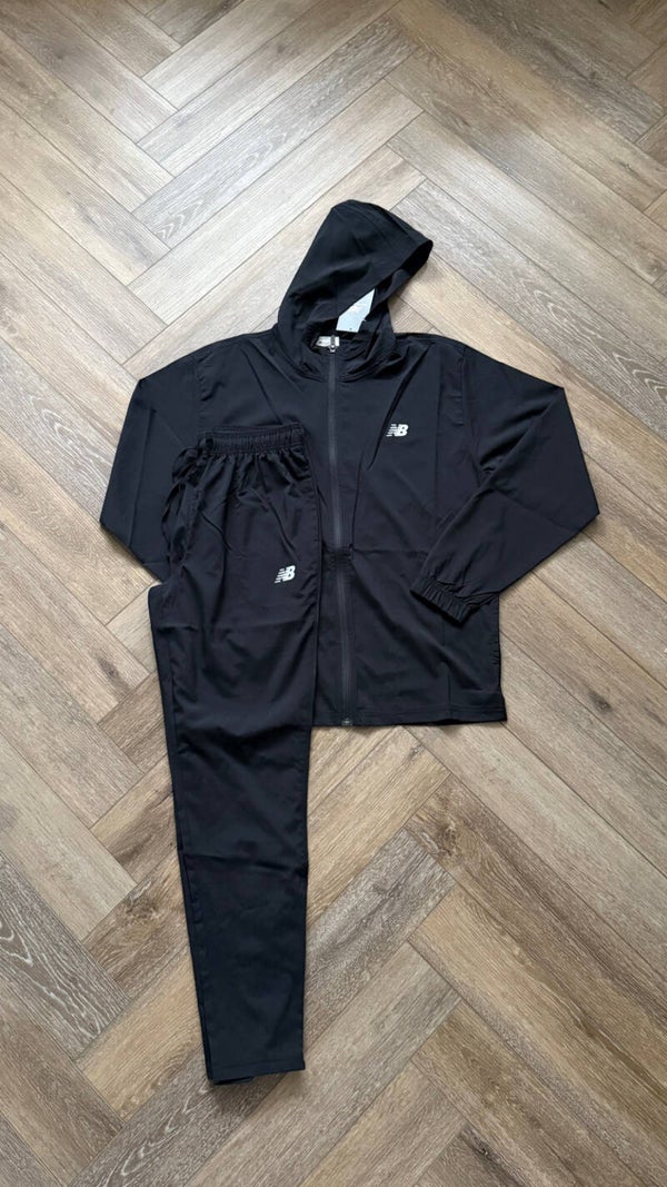 New Balance Woven Tracksuit Black
