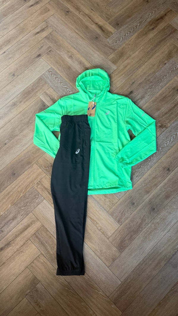 Asics Accelerate Tracksuit Vital Green Black