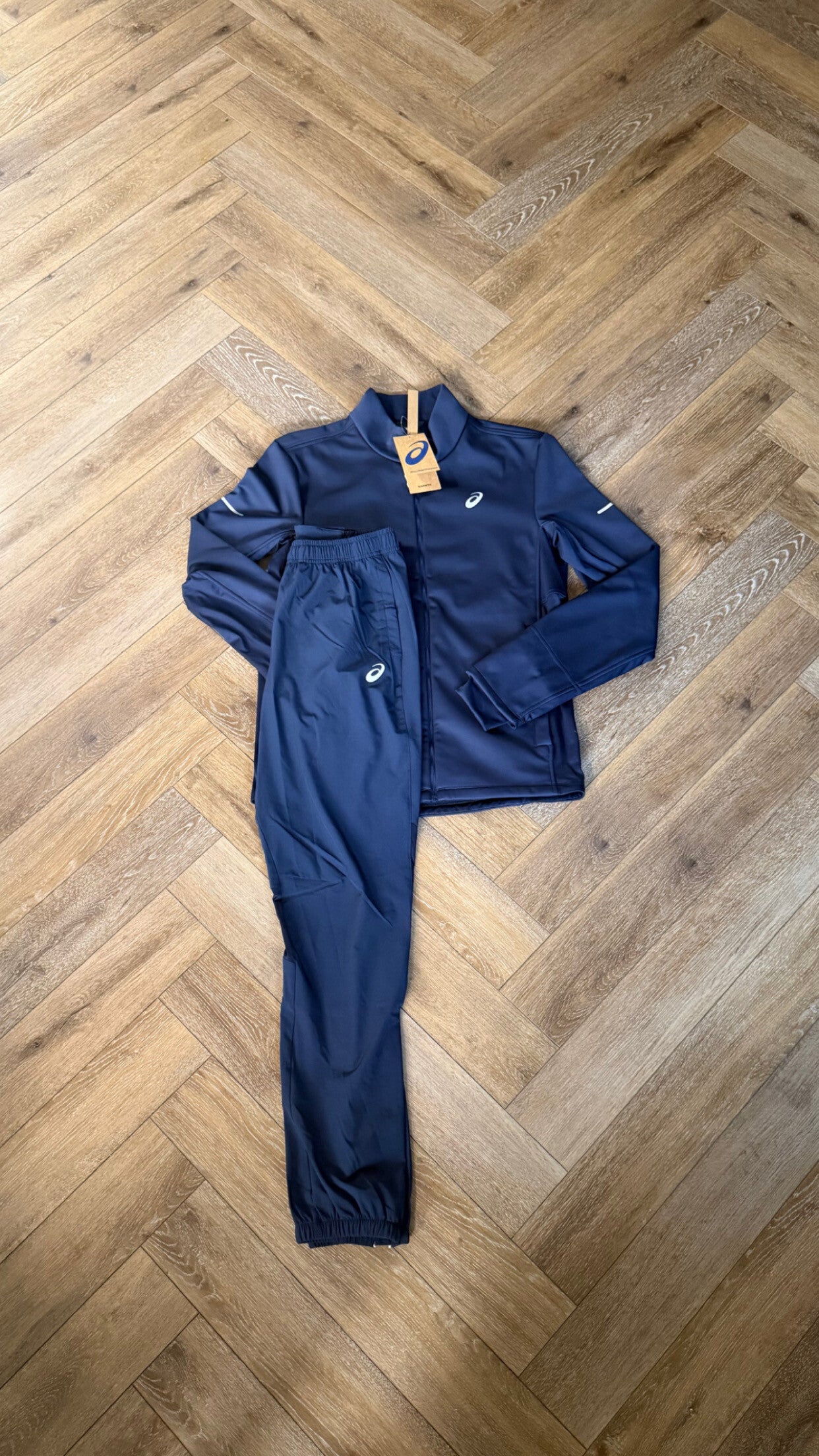 Asics Winter Tracksuit Midnight Blue