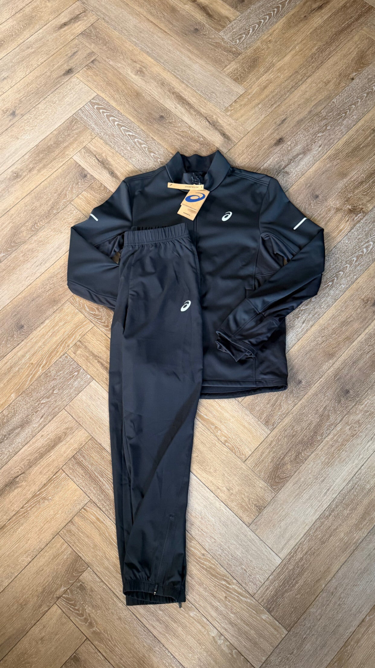 Asics Winter Tracksuit Black
