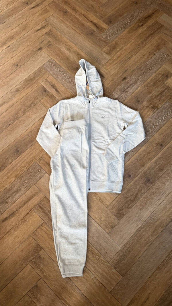 Asics Fleece Tracksuit Grey