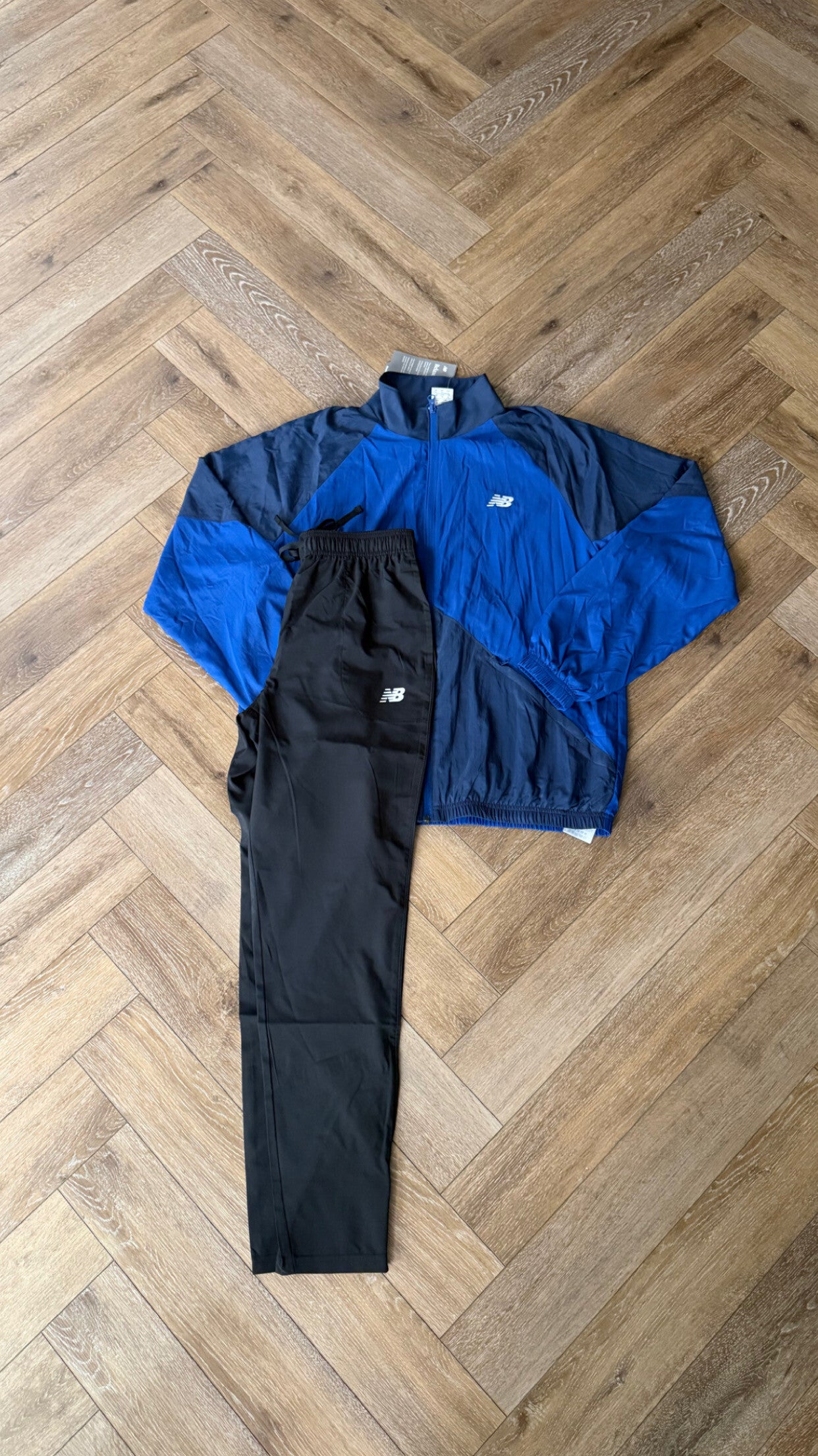 New Balance Tracksuit Blue Black