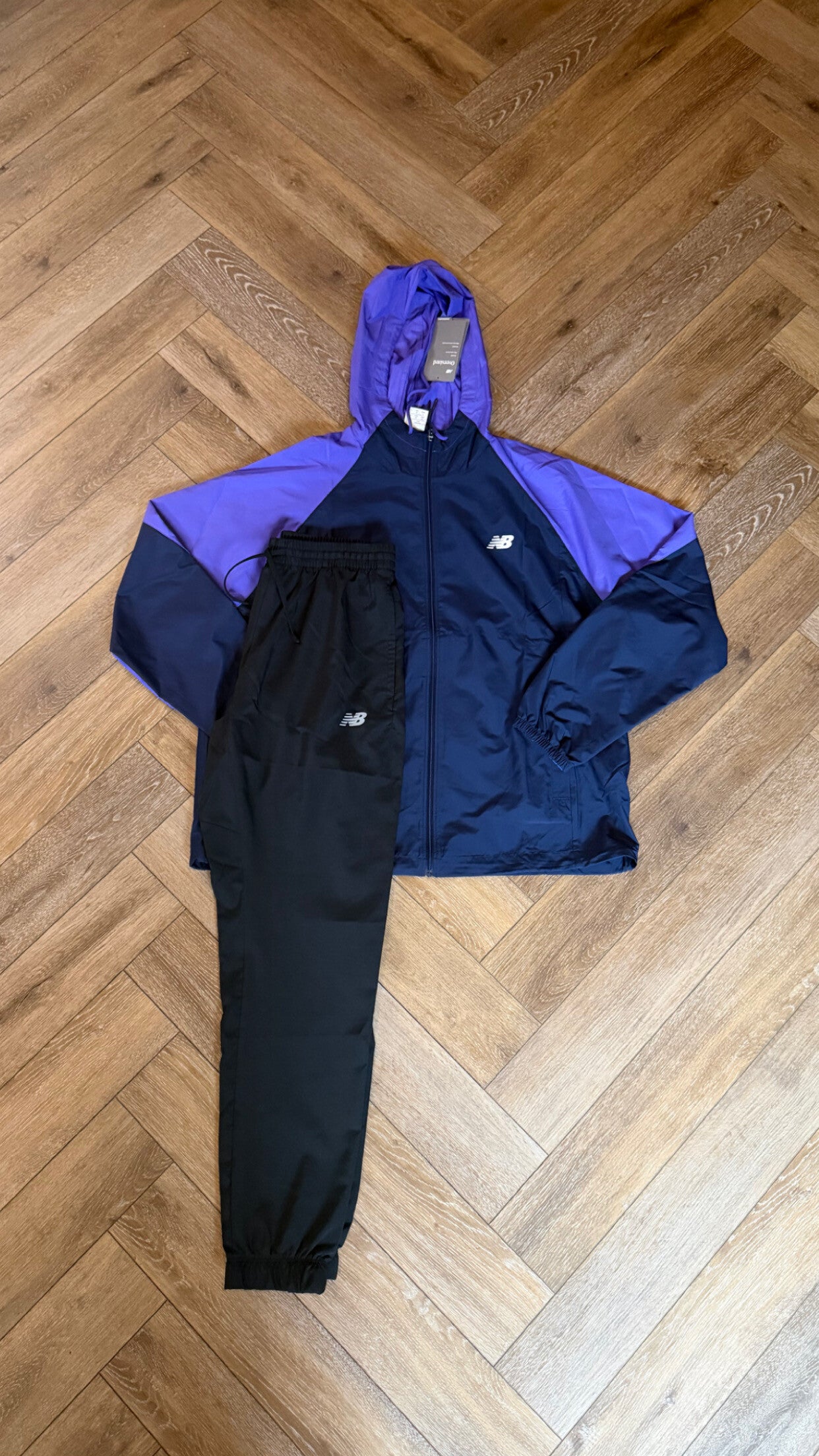 New Balance Tracksuit Purple Blue Black