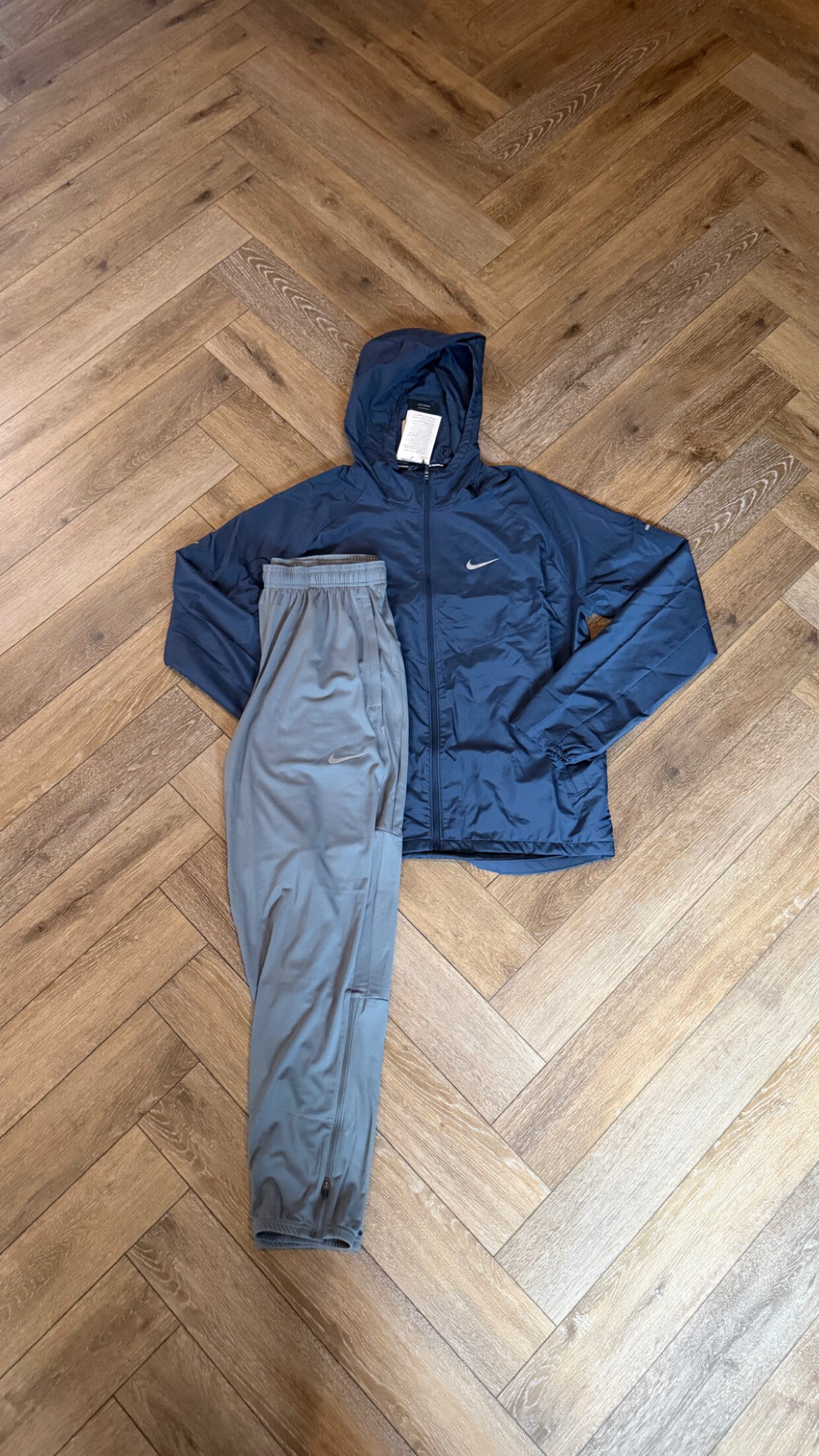 Nike Tracksuit Dark Blue Grey