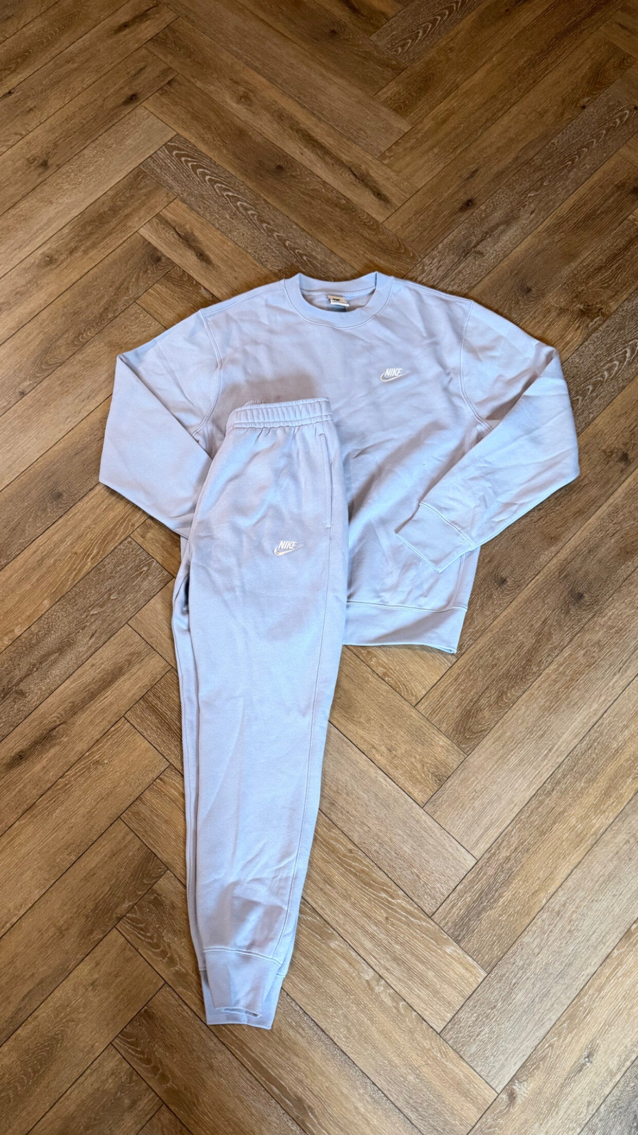 Nike Fleece Tracksuit Light Blue
