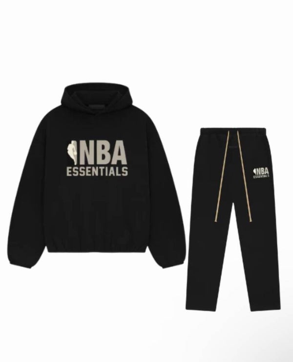 Fear Of God Essentials Tracksuit NBA Black Grey