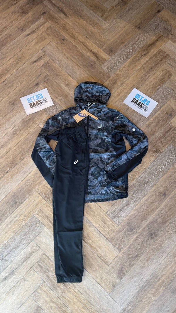 Asics Fujitrail Tracksuit Black