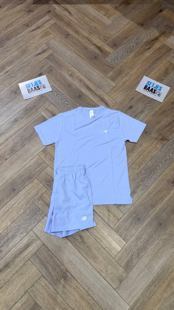 New Balance Short Set Light Purple