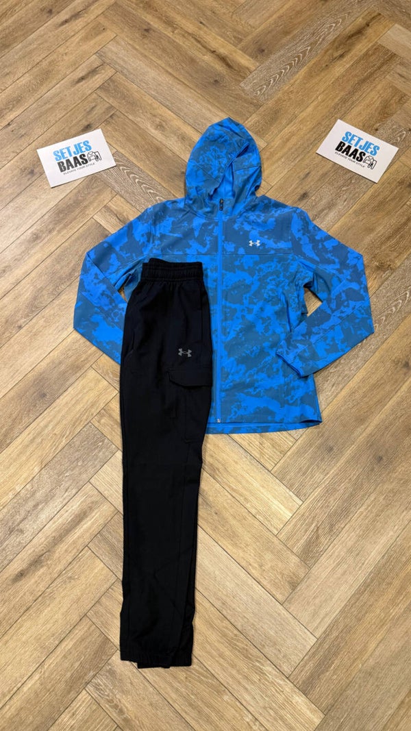 Under Armour Tracksuit Light Blue Black