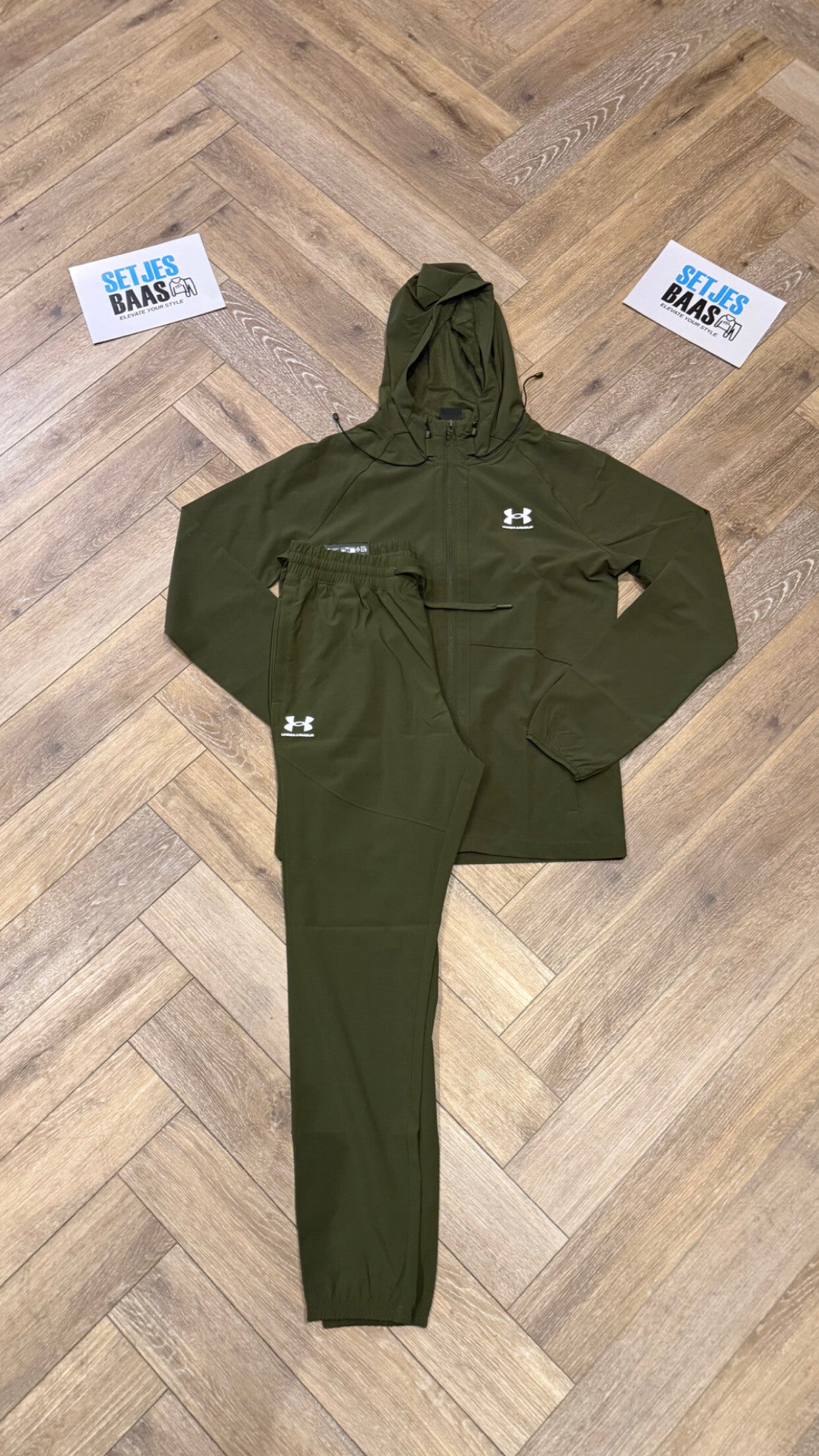 Under Armour Tracksuit Green