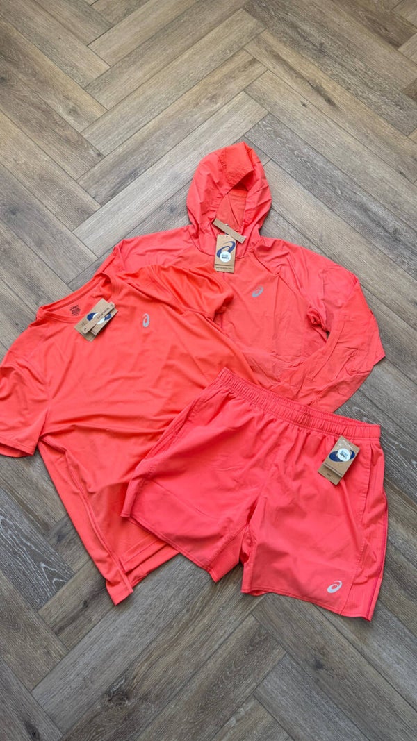 Asics Trio Set Coral Red