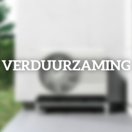 Verduurzaming warmtepomp