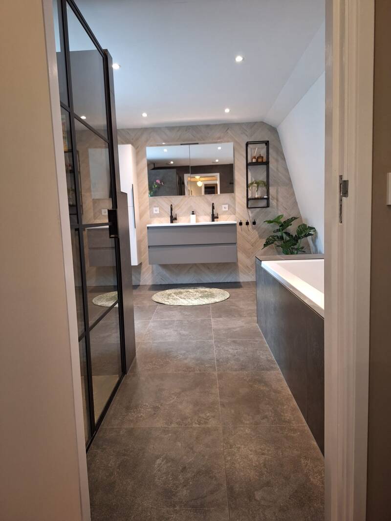 Installatie badkamer