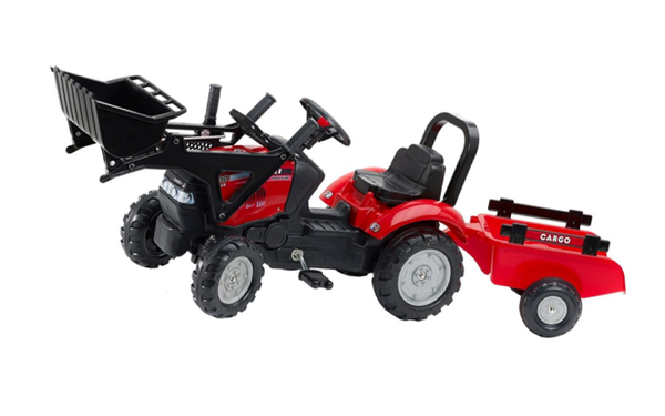 Case Maxxum 130 met voorlader en aanhanger 2-5 jaar