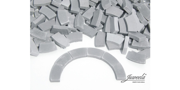 Boogstenen ronde boog 60/80mm licht grijs - 1:12