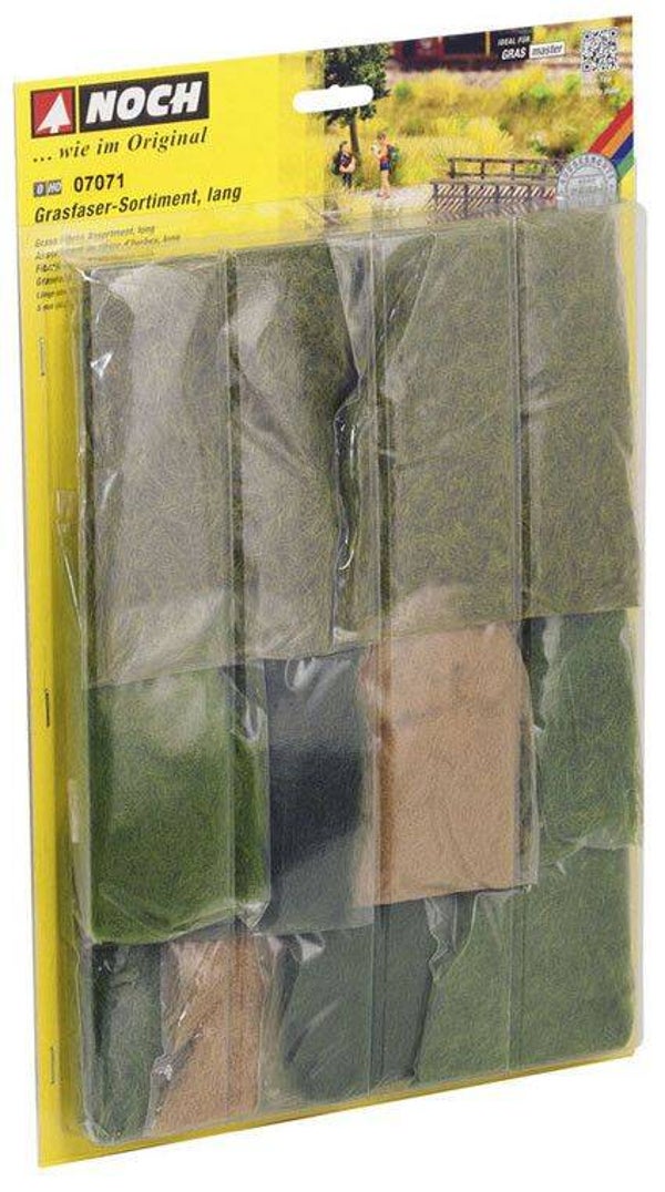 Grasvezel assortiment Lang :