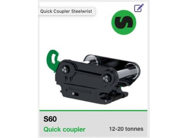 Steelwrist Quick Coupler S60 - 1:32