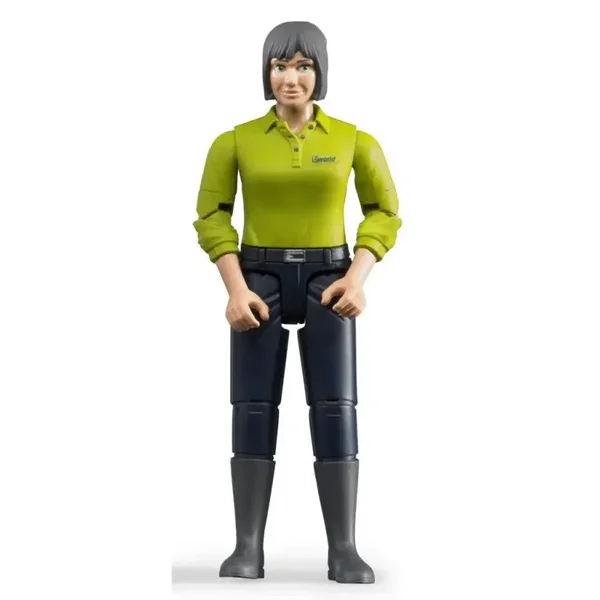 Bruder - Bworld vrouw: blank, grijs, donkerblauwe jeans