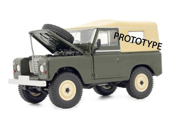 Land Rover Series 3 88 Softtop Deep Bronze Green - 1:32