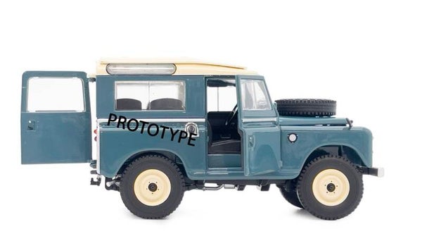 Land Rover Series 3 88 Safari Roof Marine Blue - 1:32
