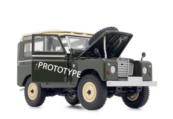 Land Rover Series  3 88 Safari Roof Deep Bronze Green - 1:32