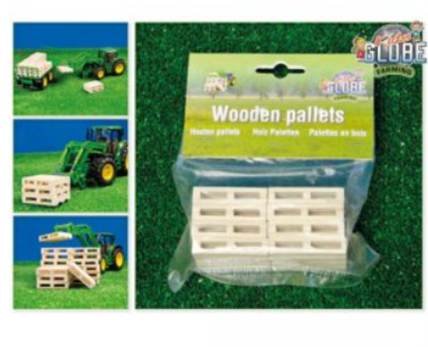 Houten Pallets Set van 8 stuks - 1:32