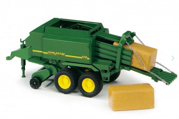 Bruder John Deere balenpers - 1:16